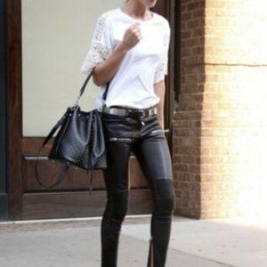 Givenchy Moto Leather Pants 38